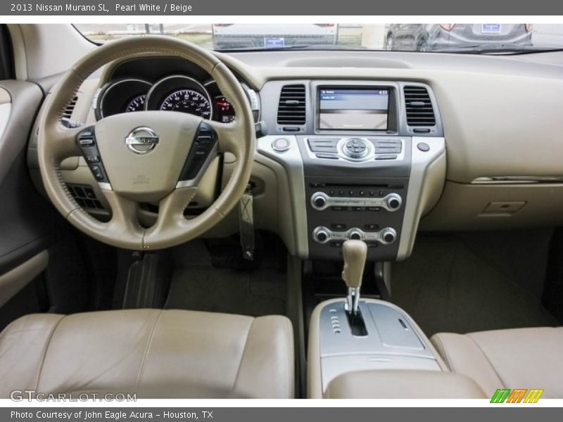 Pearl White / Beige 2013 Nissan Murano SL