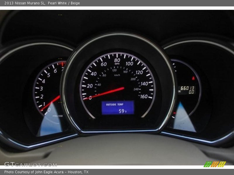 Pearl White / Beige 2013 Nissan Murano SL