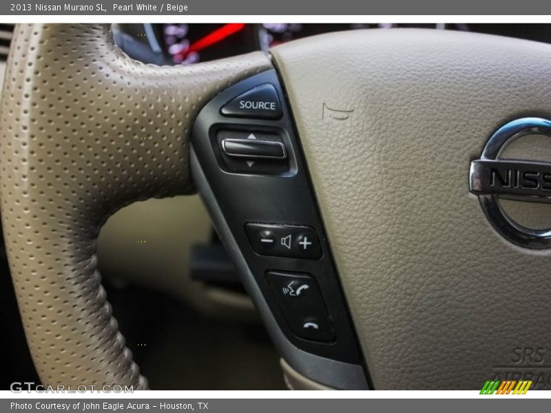 Pearl White / Beige 2013 Nissan Murano SL