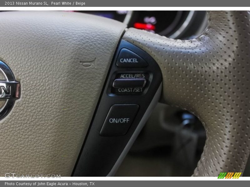 Pearl White / Beige 2013 Nissan Murano SL