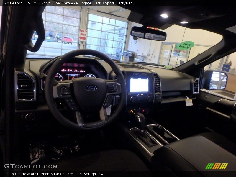 Dashboard of 2019 F150 XLT Sport SuperCrew 4x4