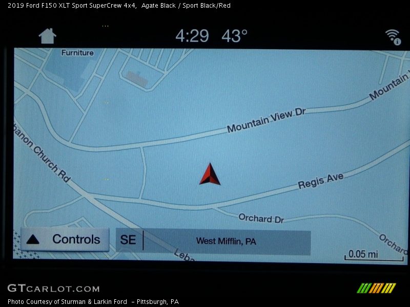 Navigation of 2019 F150 XLT Sport SuperCrew 4x4