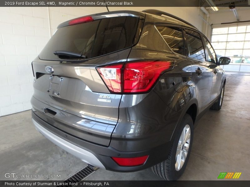 Magnetic / Chromite Gray/Charcoal Black 2019 Ford Escape SEL 4WD