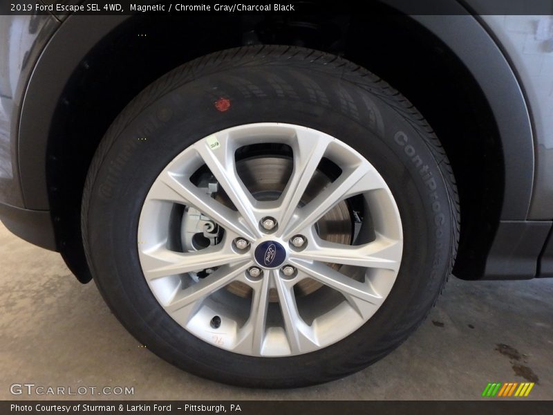 Magnetic / Chromite Gray/Charcoal Black 2019 Ford Escape SEL 4WD