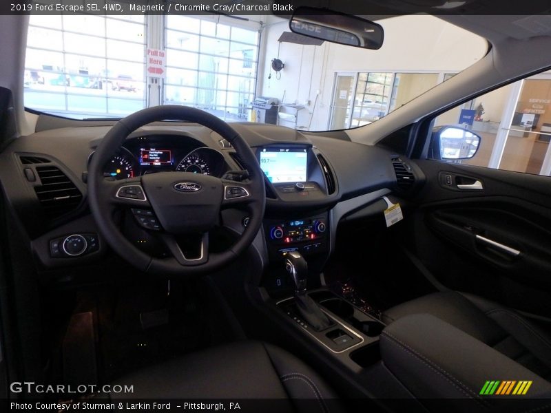 Magnetic / Chromite Gray/Charcoal Black 2019 Ford Escape SEL 4WD