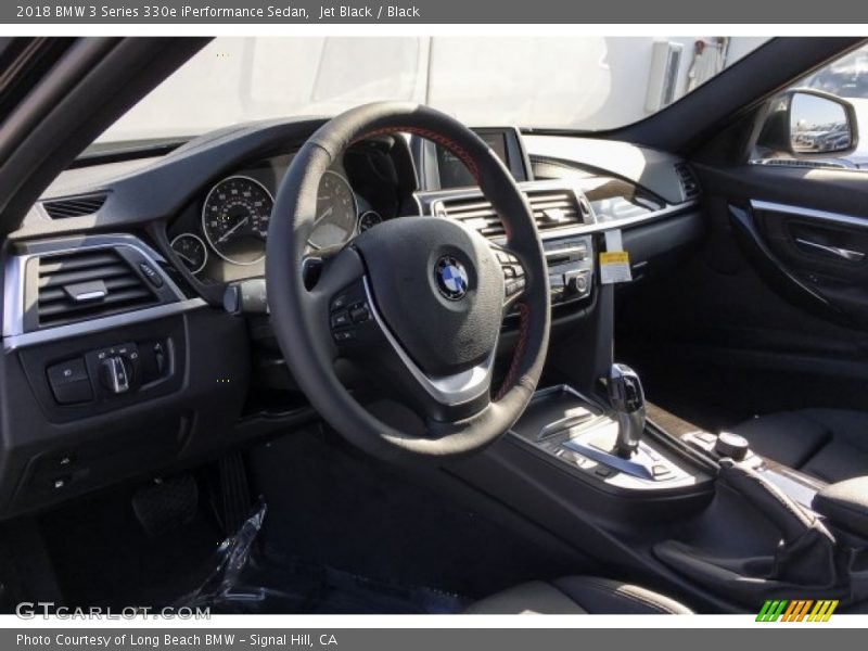 Jet Black / Black 2018 BMW 3 Series 330e iPerformance Sedan