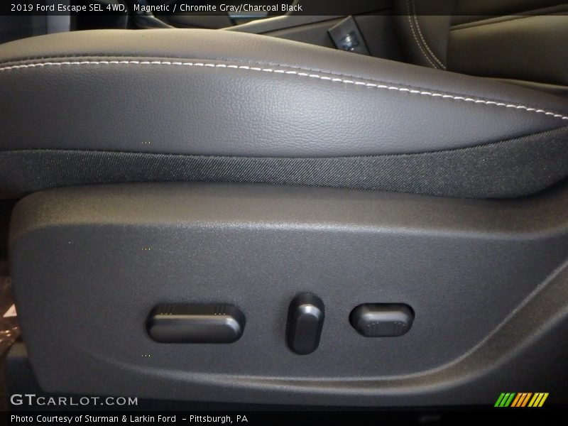 Magnetic / Chromite Gray/Charcoal Black 2019 Ford Escape SEL 4WD