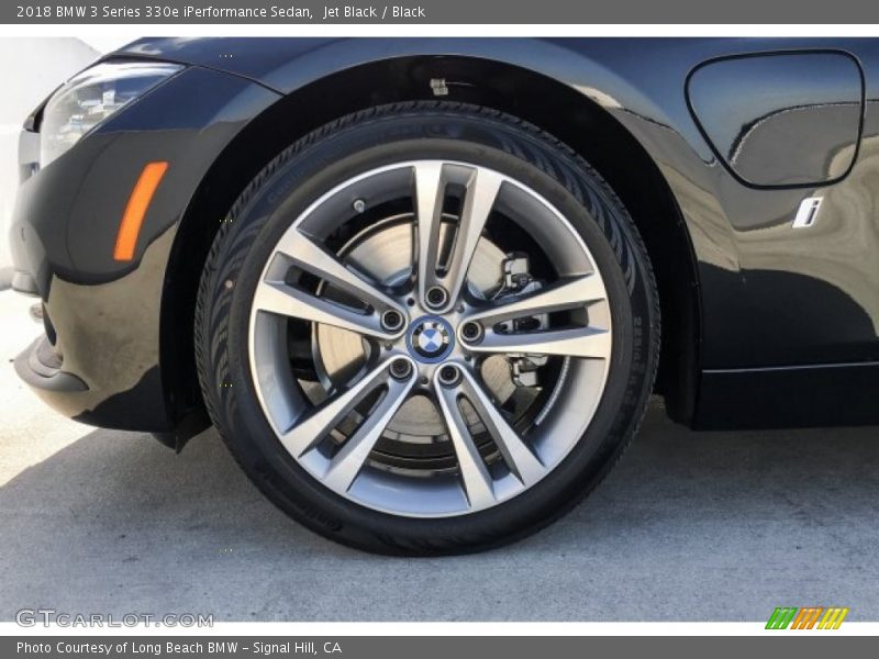 Jet Black / Black 2018 BMW 3 Series 330e iPerformance Sedan