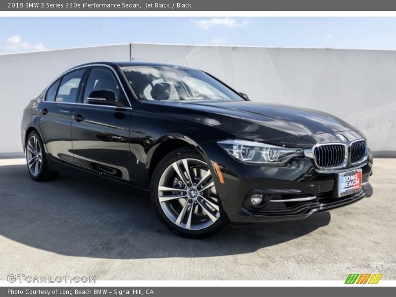 Jet Black / Black 2018 BMW 3 Series 330e iPerformance Sedan
