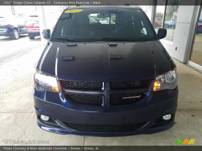 Contusion Blue Pearlcoat / Black 2017 Dodge Grand Caravan GT