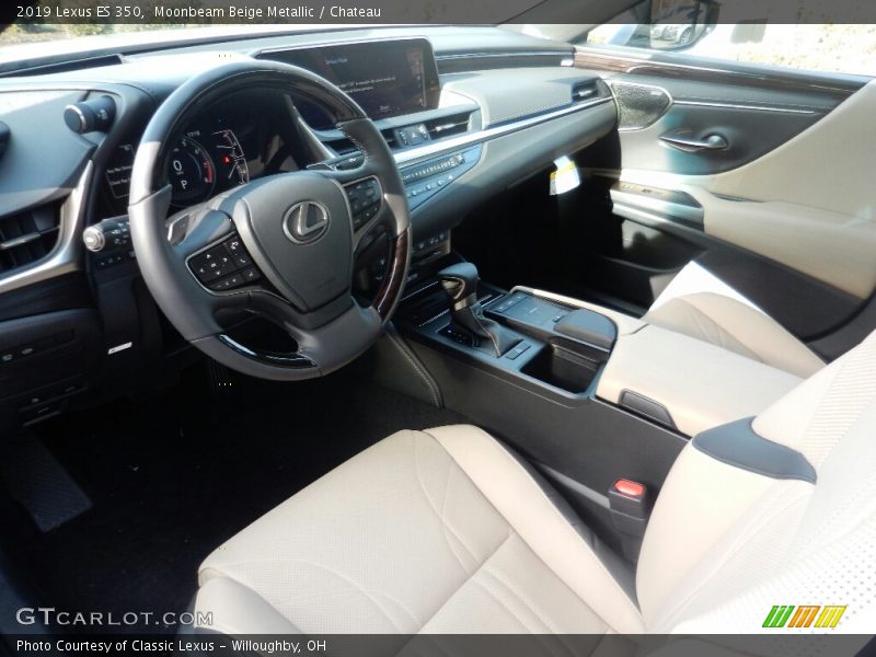 Moonbeam Beige Metallic / Chateau 2019 Lexus ES 350