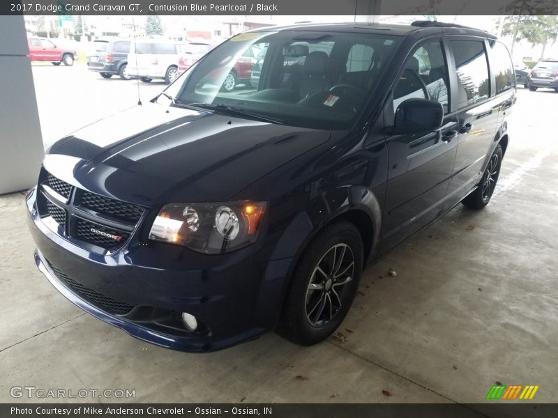 Contusion Blue Pearlcoat / Black 2017 Dodge Grand Caravan GT