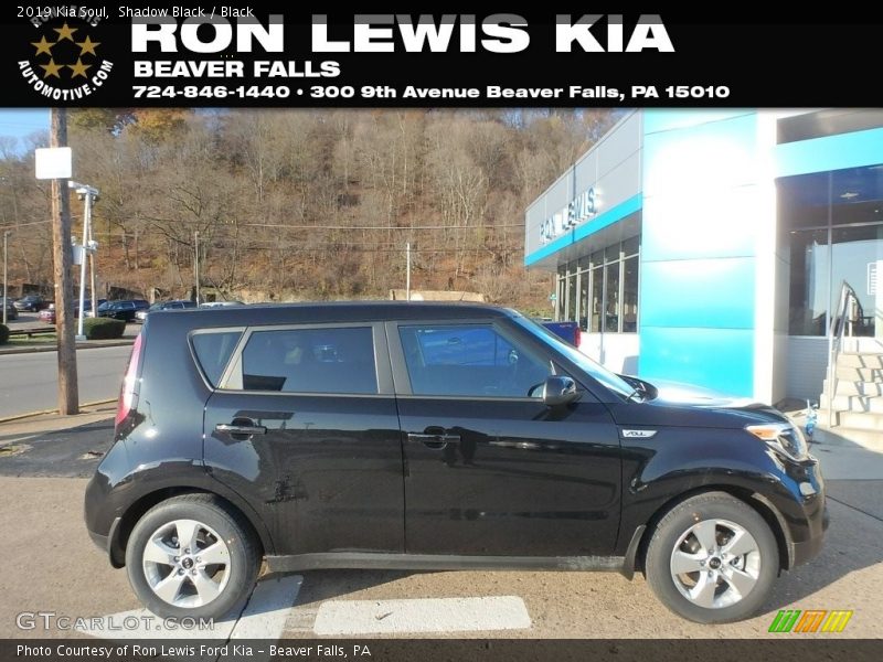 Shadow Black / Black 2019 Kia Soul