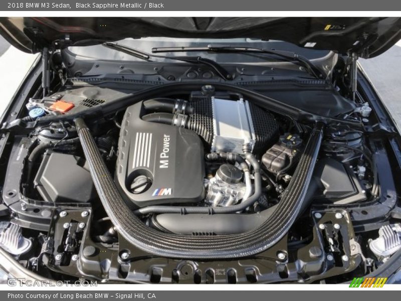 Black Sapphire Metallic / Black 2018 BMW M3 Sedan