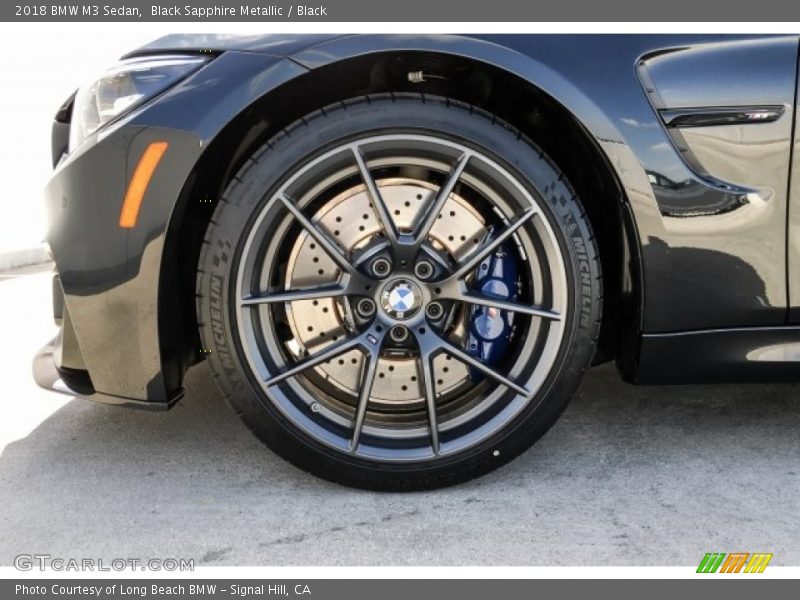 Black Sapphire Metallic / Black 2018 BMW M3 Sedan