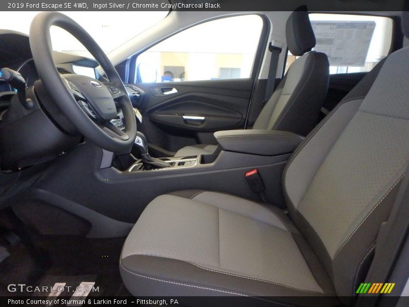 Ingot Silver / Chromite Gray/Charcoal Black 2019 Ford Escape SE 4WD