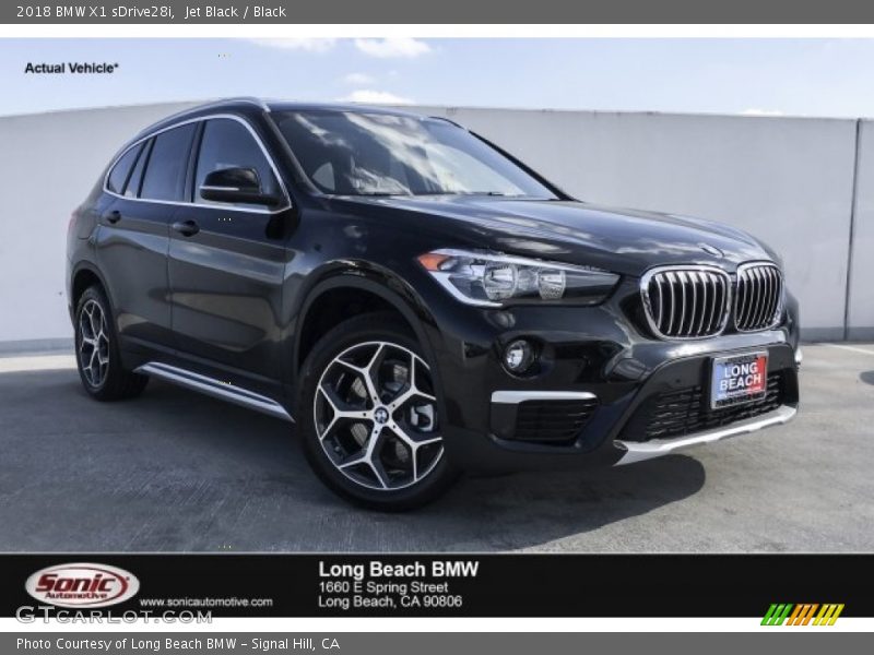 Jet Black / Black 2018 BMW X1 sDrive28i