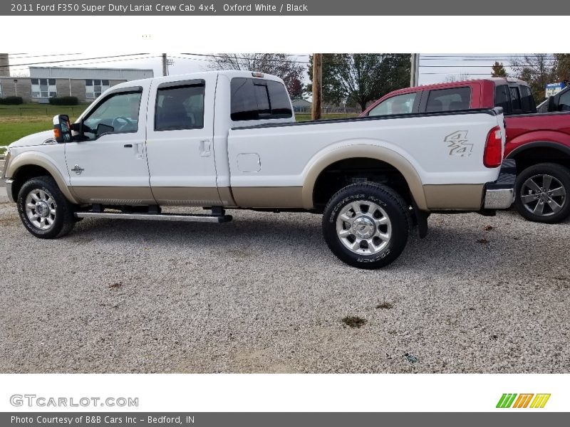 Oxford White / Black 2011 Ford F350 Super Duty Lariat Crew Cab 4x4