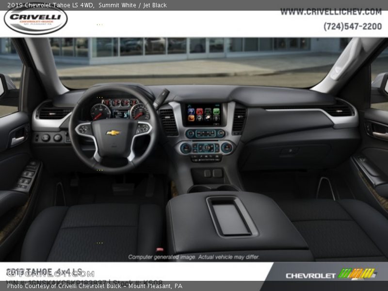 Summit White / Jet Black 2019 Chevrolet Tahoe LS 4WD
