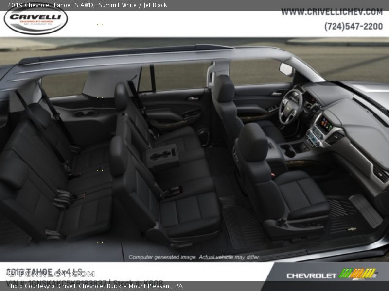 Summit White / Jet Black 2019 Chevrolet Tahoe LS 4WD