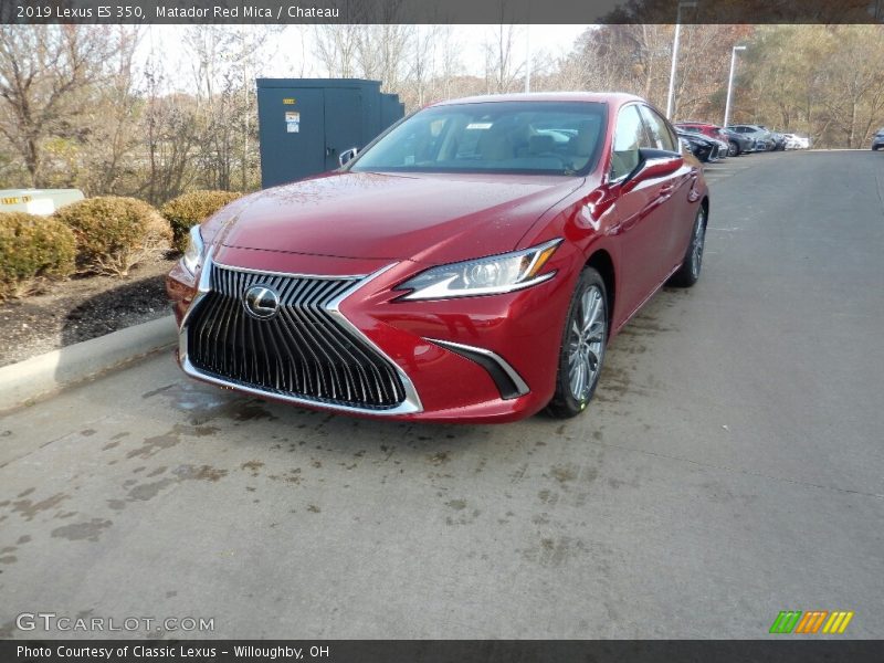 Matador Red Mica / Chateau 2019 Lexus ES 350