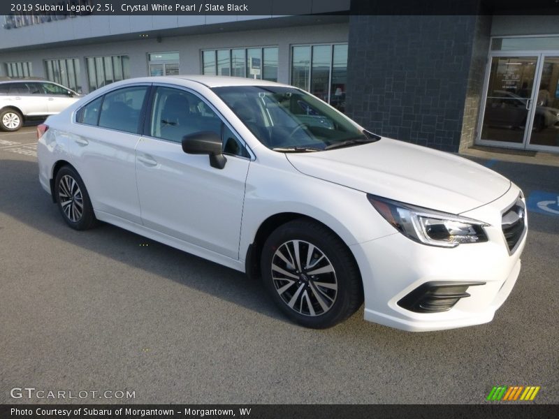 Crystal White Pearl / Slate Black 2019 Subaru Legacy 2.5i