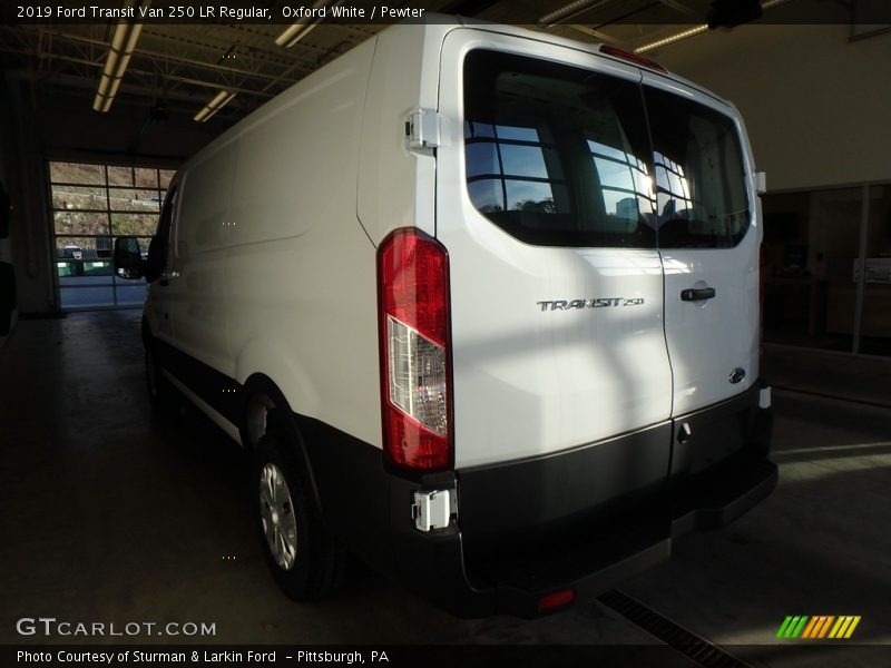 Oxford White / Pewter 2019 Ford Transit Van 250 LR Regular