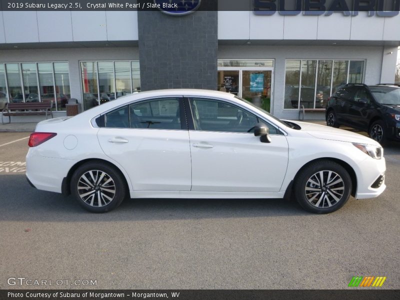 Crystal White Pearl / Slate Black 2019 Subaru Legacy 2.5i