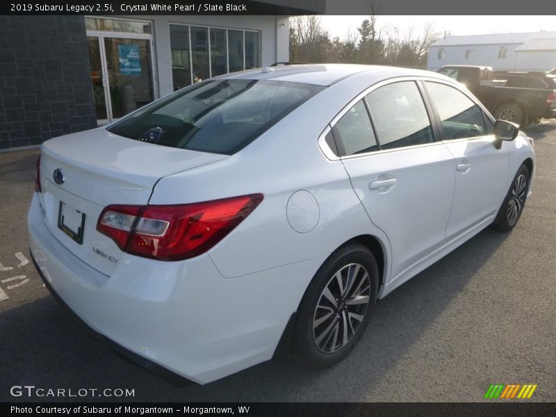 Crystal White Pearl / Slate Black 2019 Subaru Legacy 2.5i