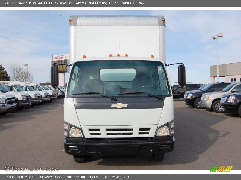 White / Gray 2006 Chevrolet W Series Truck W4500 Commercial Moving Truck