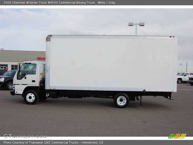 White / Gray 2006 Chevrolet W Series Truck W4500 Commercial Moving Truck