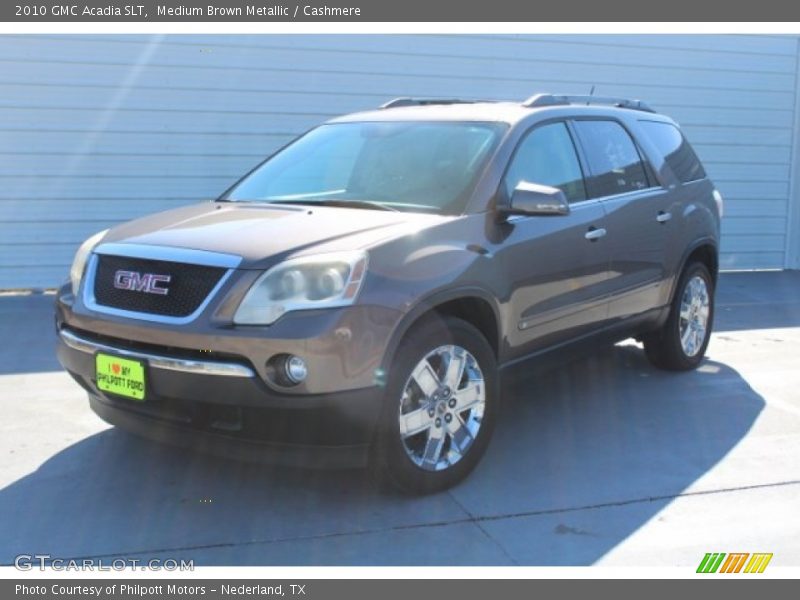 Medium Brown Metallic / Cashmere 2010 GMC Acadia SLT