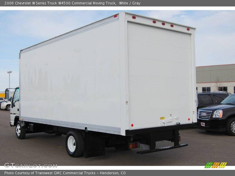 White / Gray 2006 Chevrolet W Series Truck W4500 Commercial Moving Truck