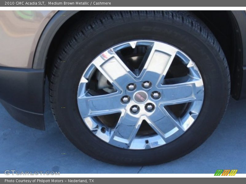 Medium Brown Metallic / Cashmere 2010 GMC Acadia SLT