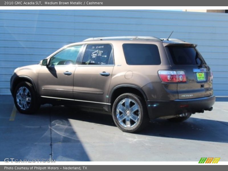 Medium Brown Metallic / Cashmere 2010 GMC Acadia SLT
