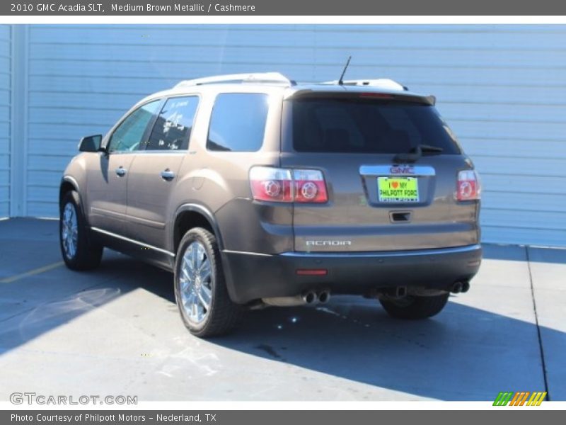Medium Brown Metallic / Cashmere 2010 GMC Acadia SLT