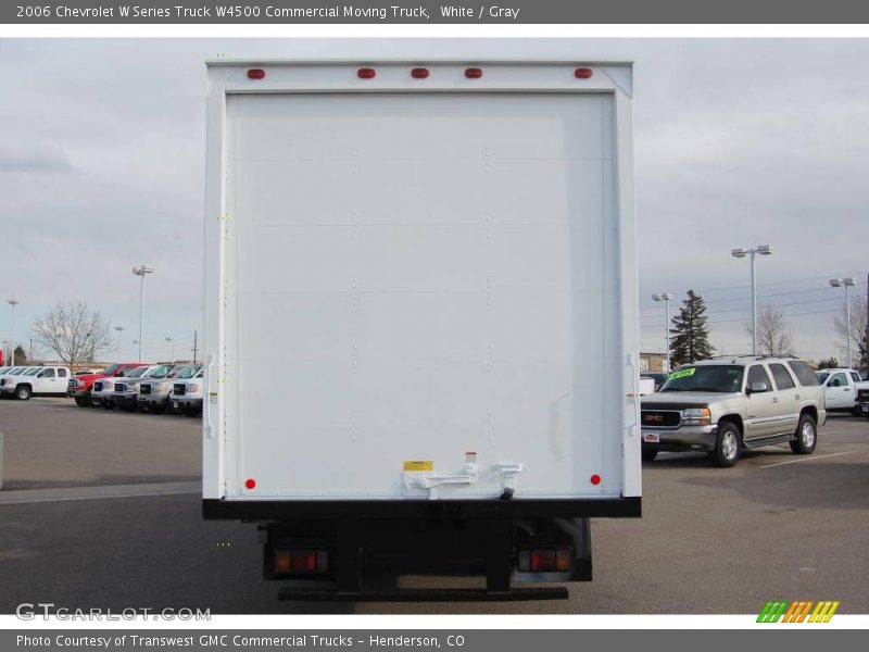 White / Gray 2006 Chevrolet W Series Truck W4500 Commercial Moving Truck