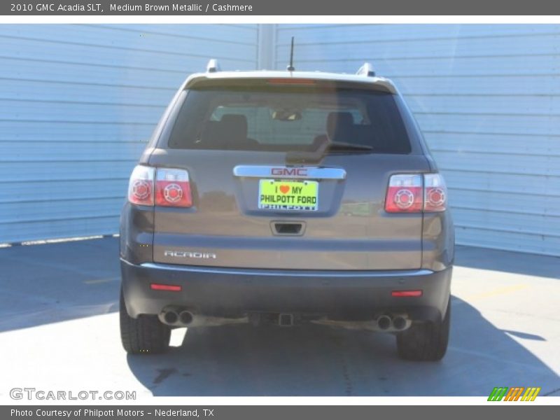Medium Brown Metallic / Cashmere 2010 GMC Acadia SLT