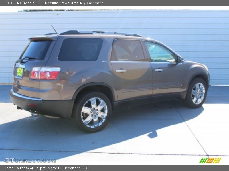 Medium Brown Metallic / Cashmere 2010 GMC Acadia SLT