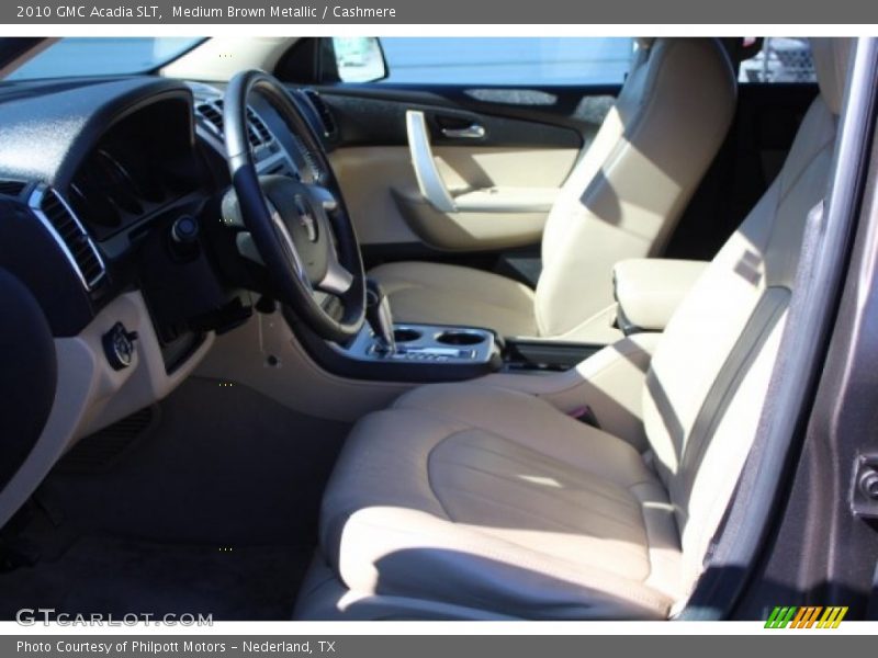 Medium Brown Metallic / Cashmere 2010 GMC Acadia SLT