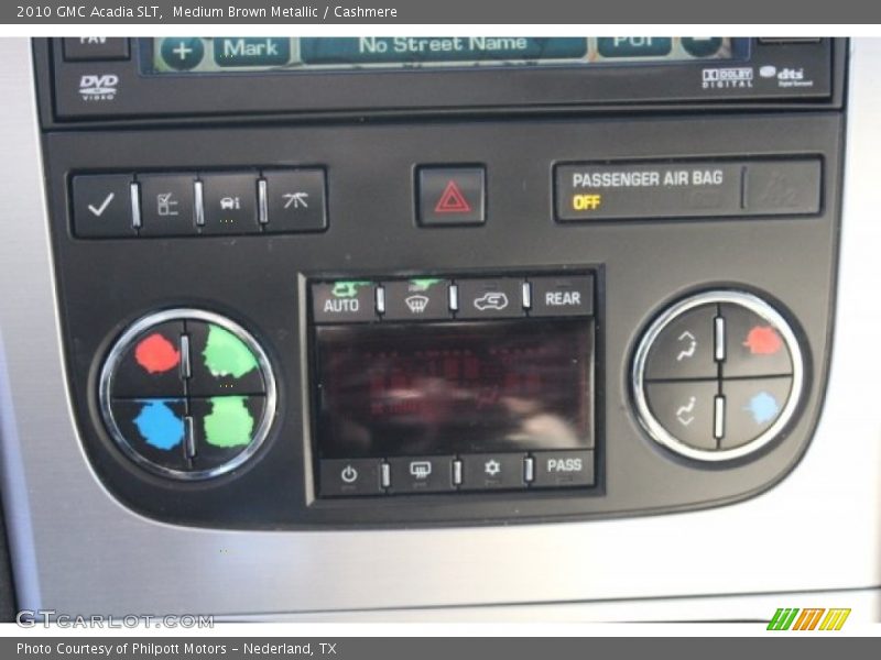 Medium Brown Metallic / Cashmere 2010 GMC Acadia SLT