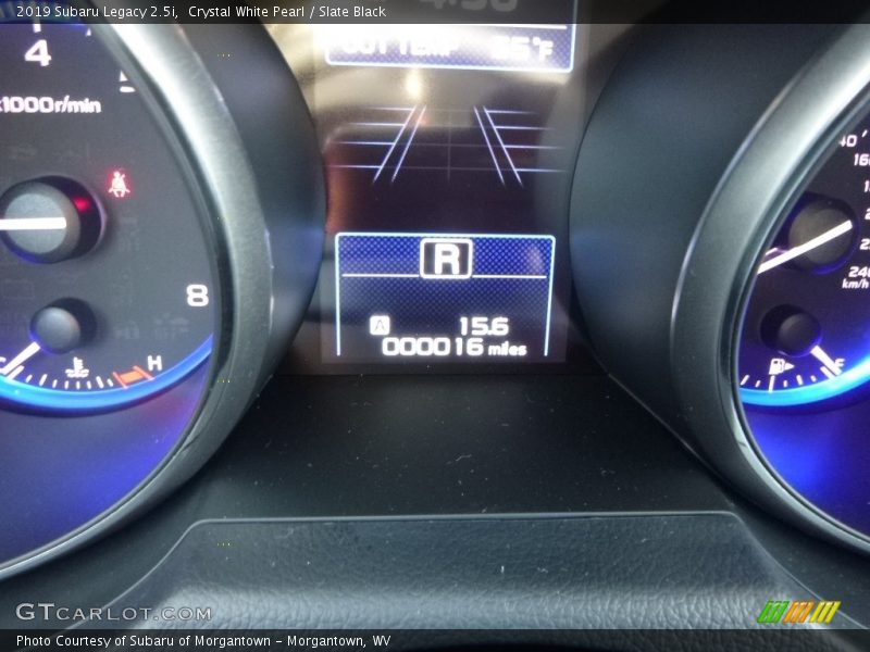Crystal White Pearl / Slate Black 2019 Subaru Legacy 2.5i