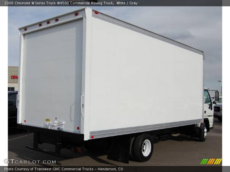 White / Gray 2006 Chevrolet W Series Truck W4500 Commercial Moving Truck