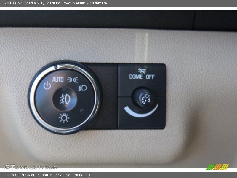 Medium Brown Metallic / Cashmere 2010 GMC Acadia SLT