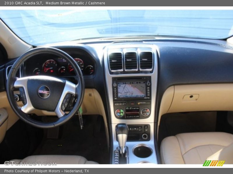 Medium Brown Metallic / Cashmere 2010 GMC Acadia SLT