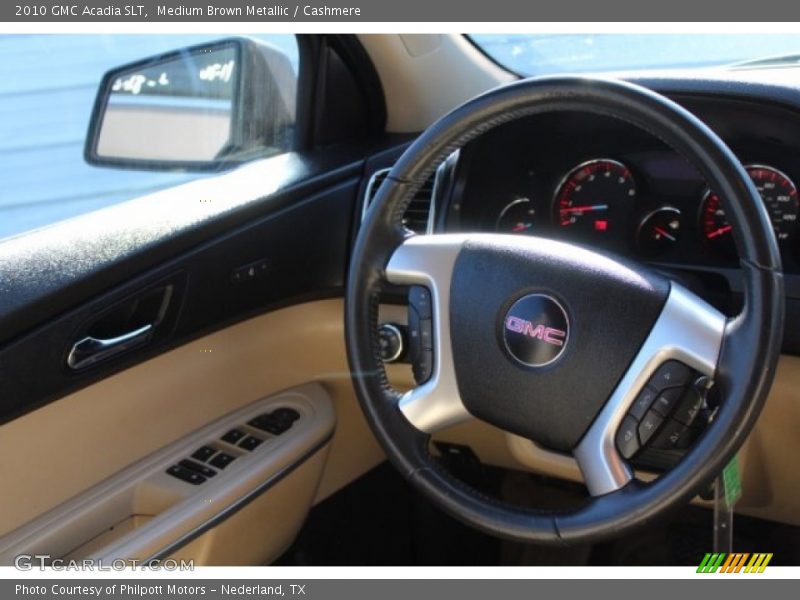 Medium Brown Metallic / Cashmere 2010 GMC Acadia SLT