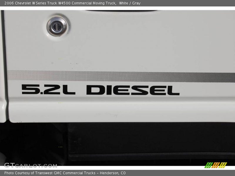 White / Gray 2006 Chevrolet W Series Truck W4500 Commercial Moving Truck