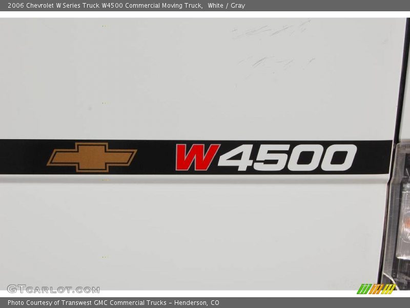 White / Gray 2006 Chevrolet W Series Truck W4500 Commercial Moving Truck