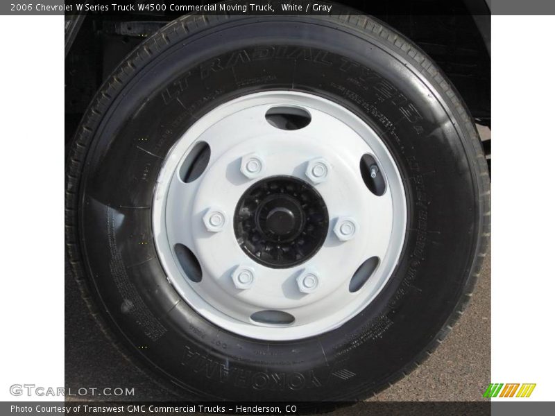 White / Gray 2006 Chevrolet W Series Truck W4500 Commercial Moving Truck