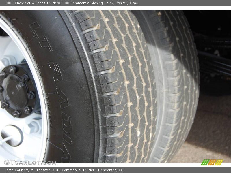 White / Gray 2006 Chevrolet W Series Truck W4500 Commercial Moving Truck